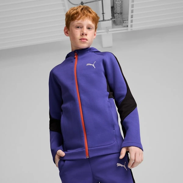 PUMA EVOSTRIPE: Suuri huppari lapsille – tyyliä ja mukavuutta seikkailuihin, must have!